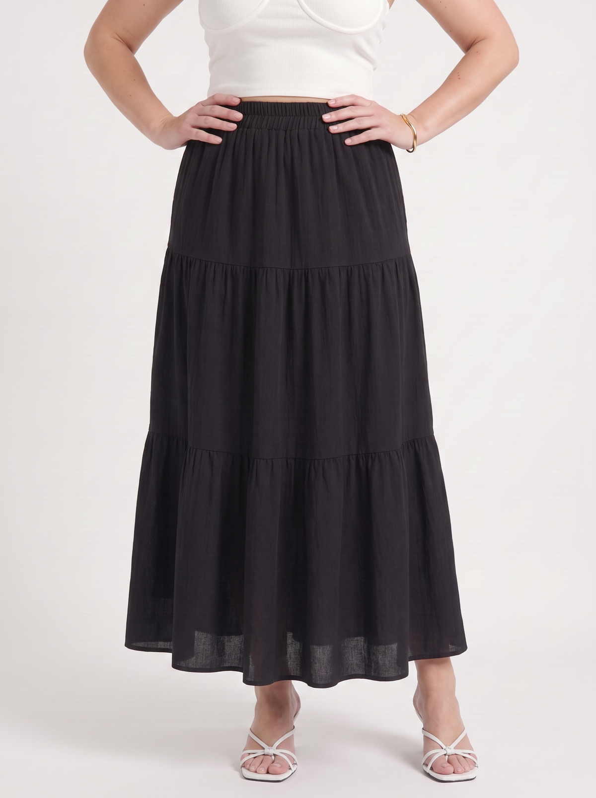 Agatha Tiered Maxi Skirt