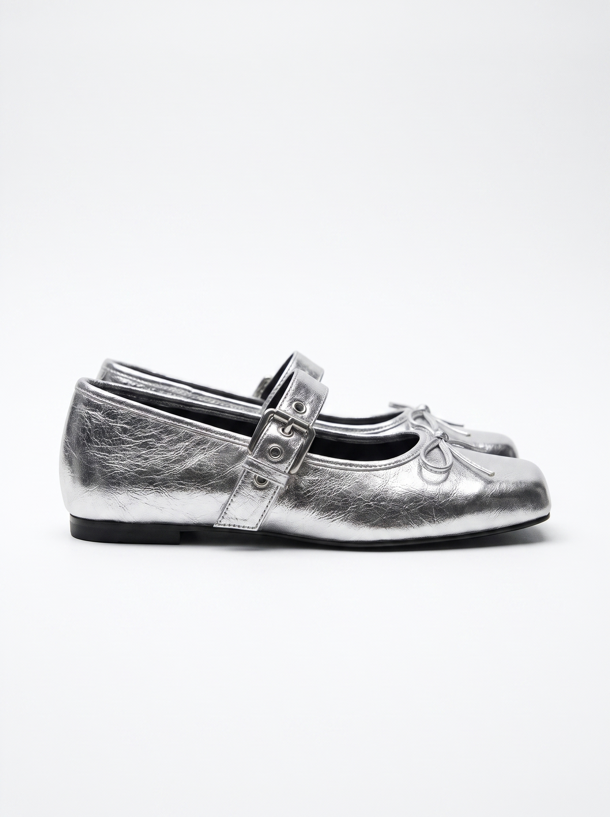 Ellie Buckle Strap Ballet Flats