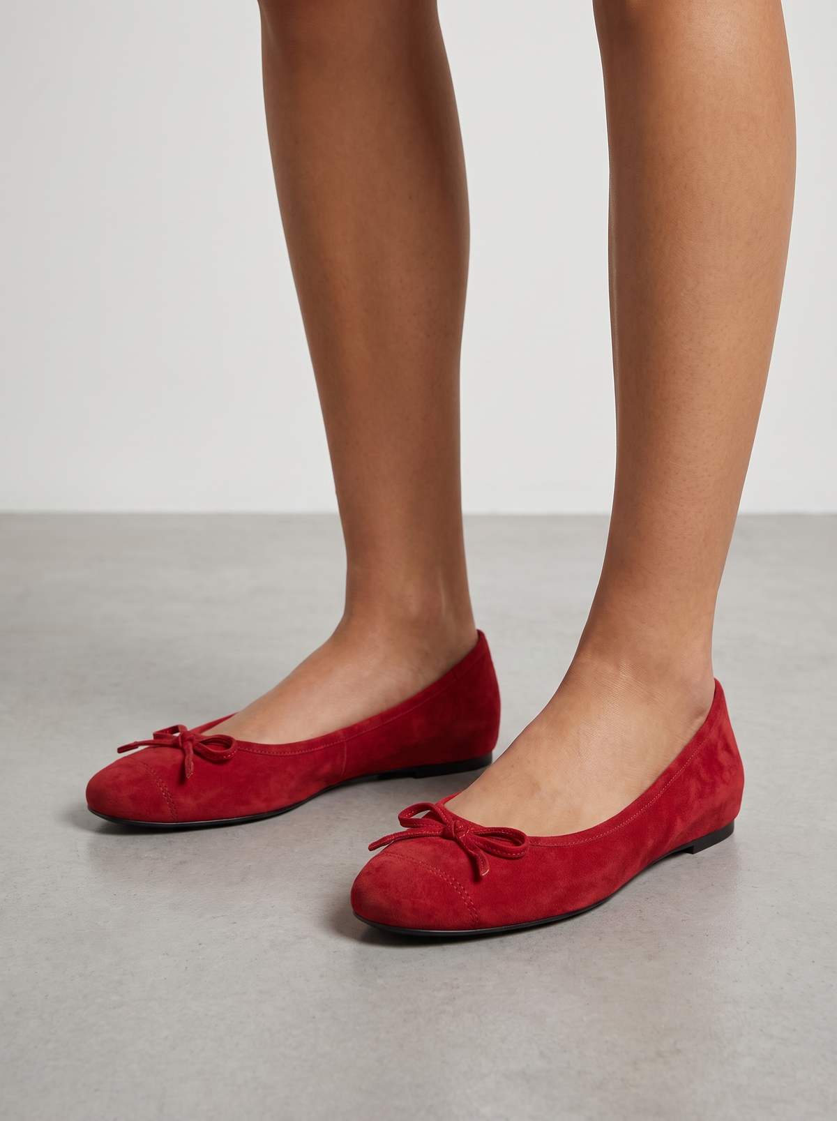 Mackie Bow Detail Ballet Flats
