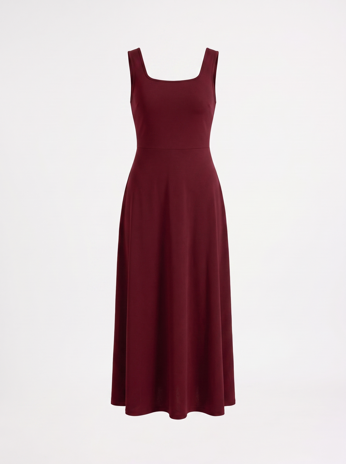 Dani Square Neck Sleeveless Midi Dress