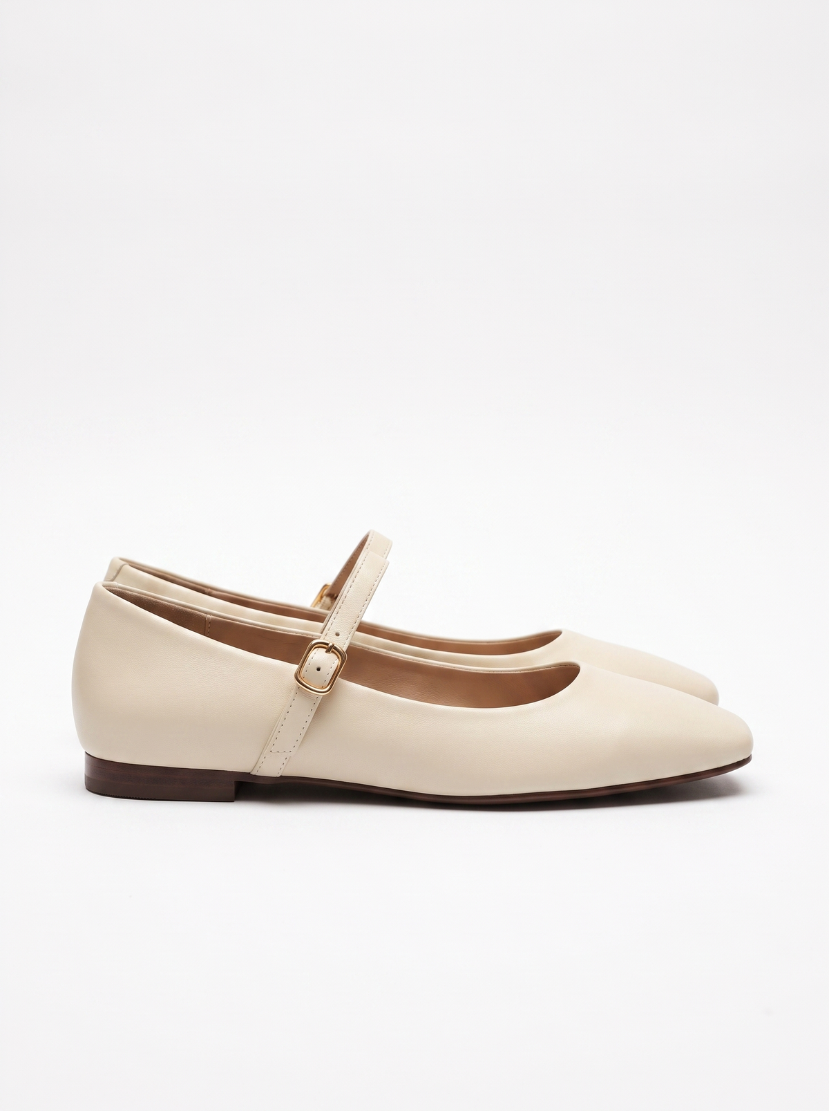 Lois Square Toe Mary Jane Flats