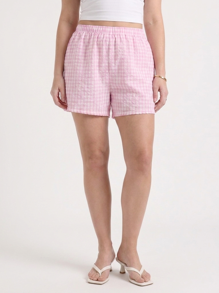 Harper Gingham Check Shorts