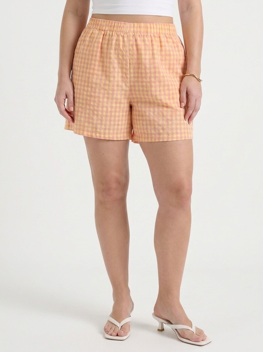 Harper Gingham Check Shorts