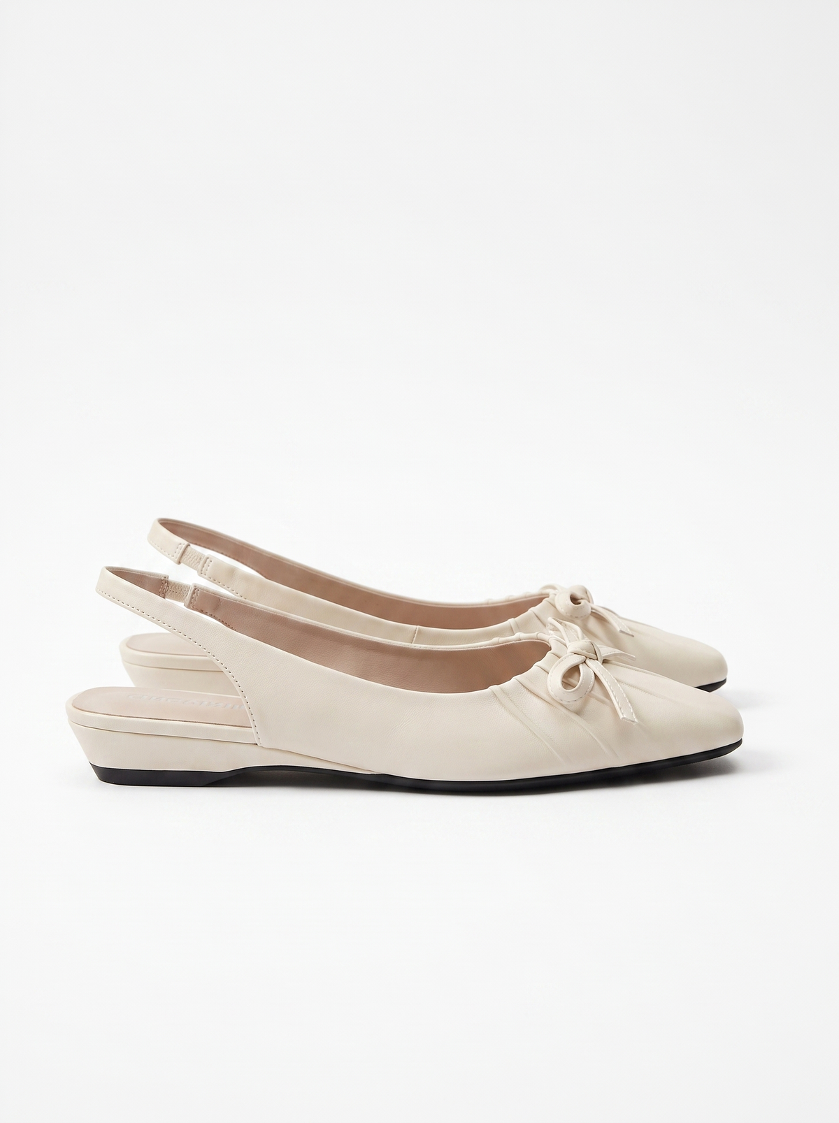 Cammie Bow Slingback Kitten Heels