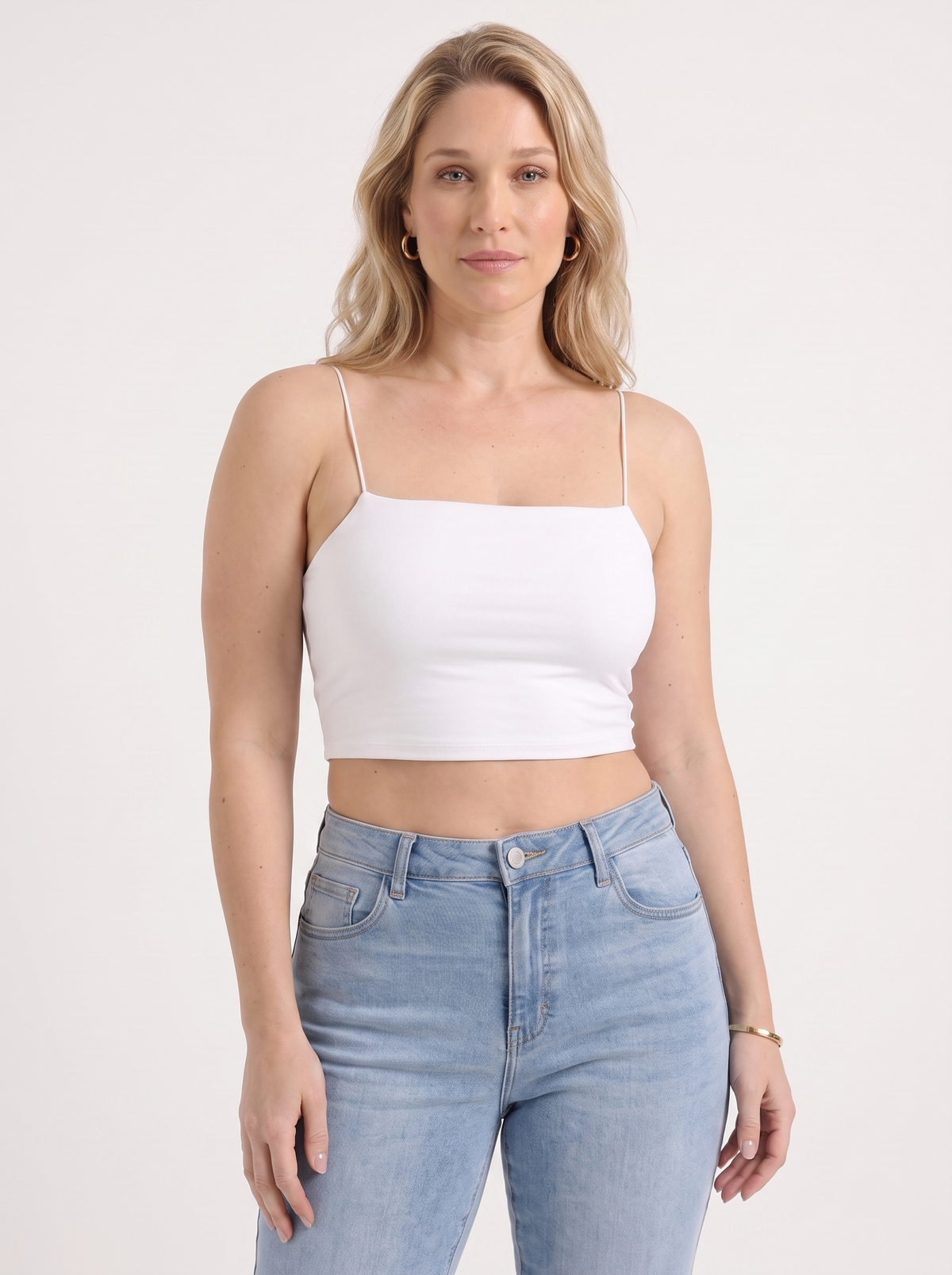 Hermione Spaghetti Strap Crop Top