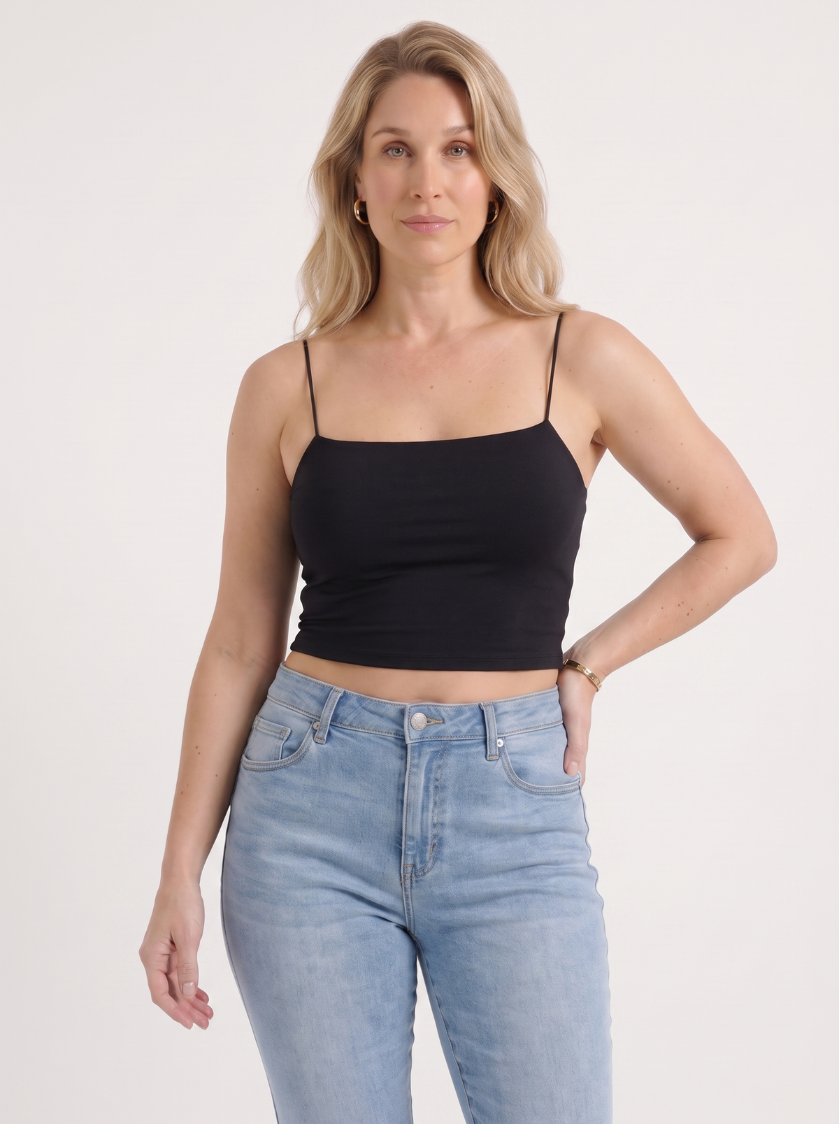 Hermione Spaghetti Strap Crop Top