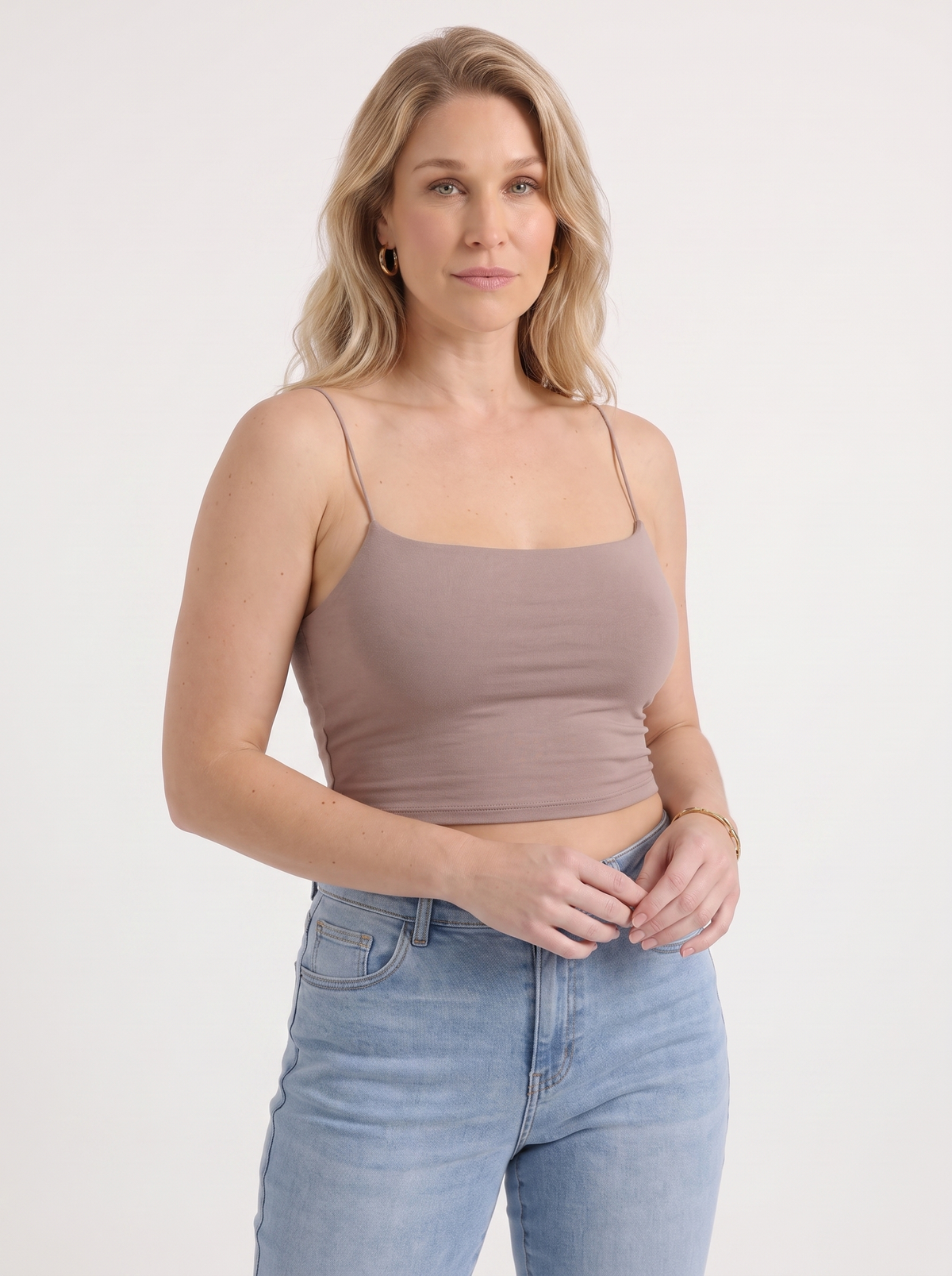 Hermione Spaghetti Strap Crop Top