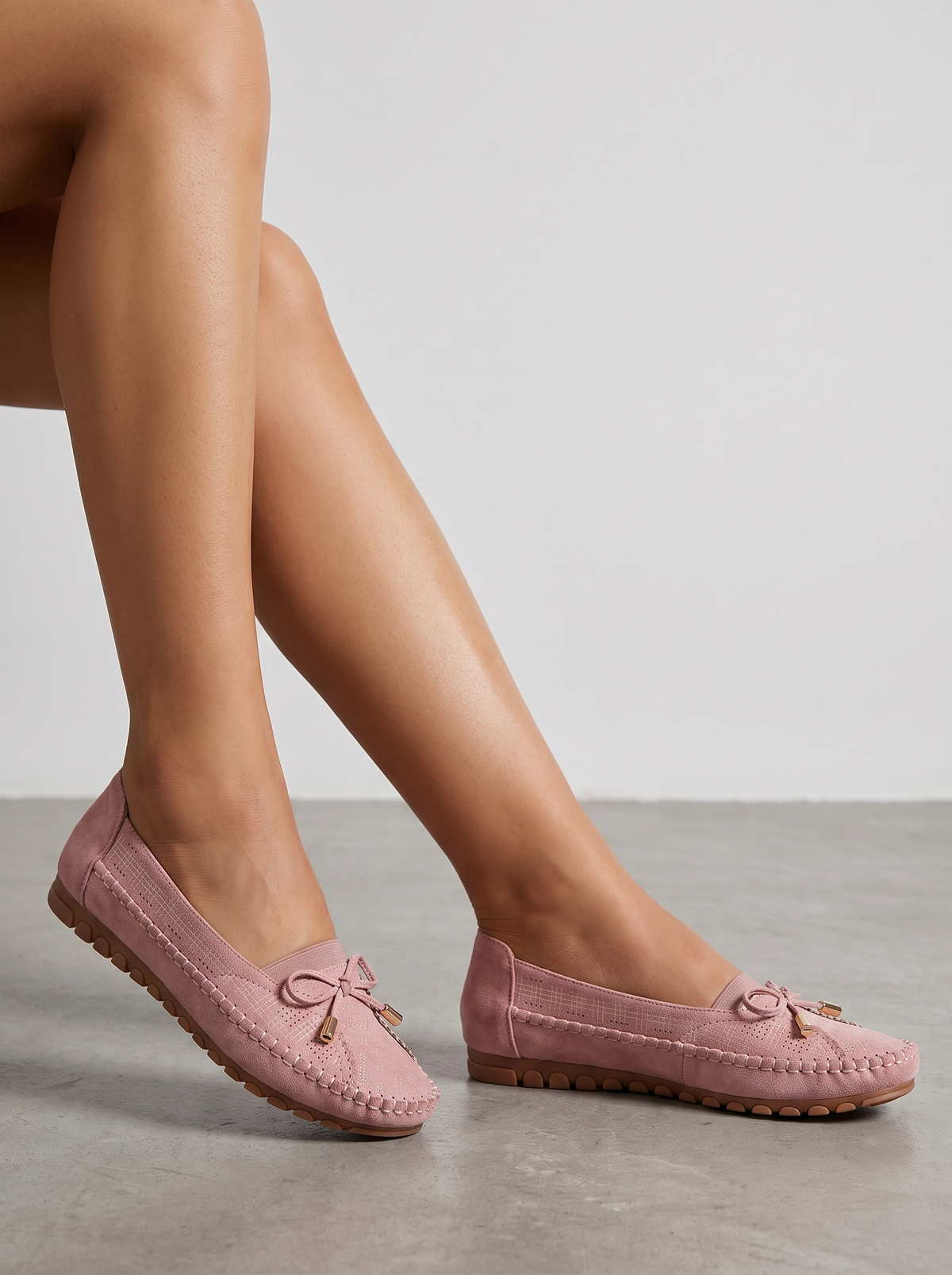 Glinda Bow Detail Moccasins