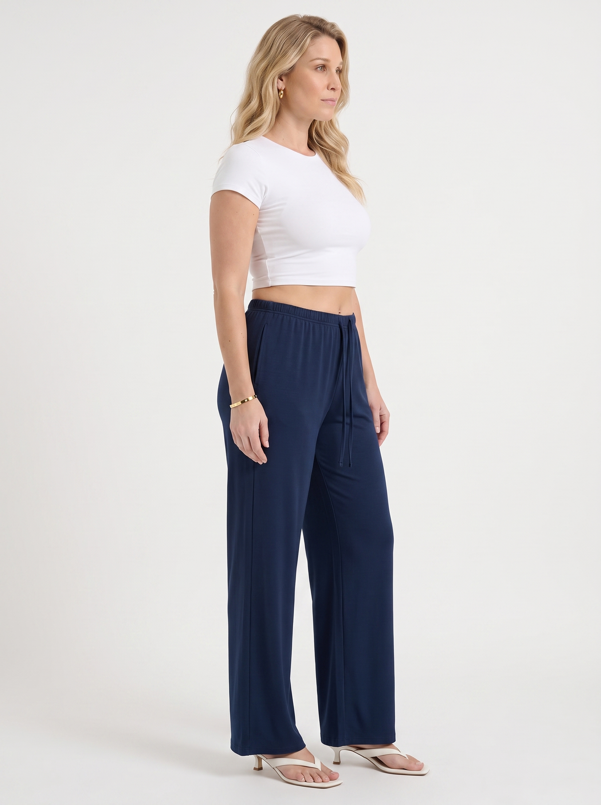 Kendra Drawstring Wide Leg Pants