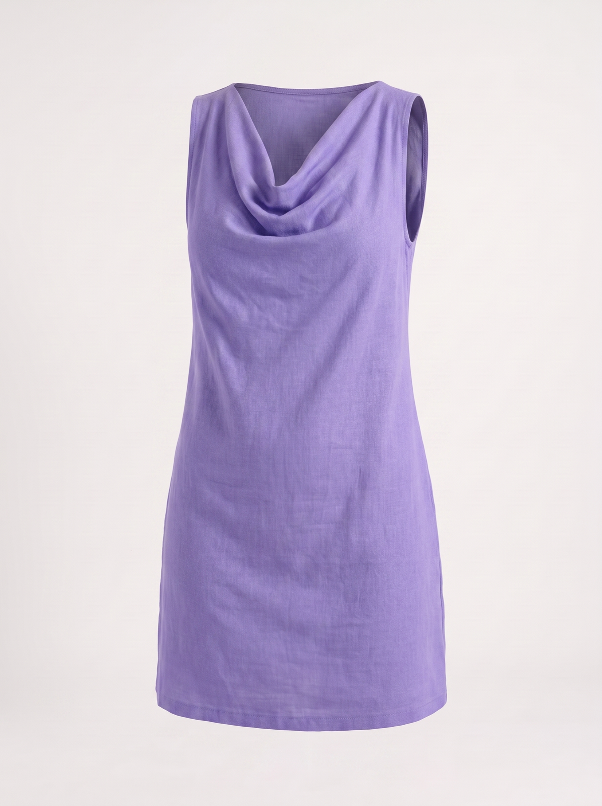Leela Cowl Neck Sleeveless Mini Dress