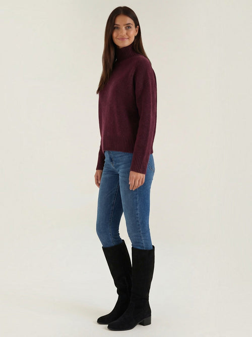 Andrea Fluffy Oversized Turtleneck Sweater