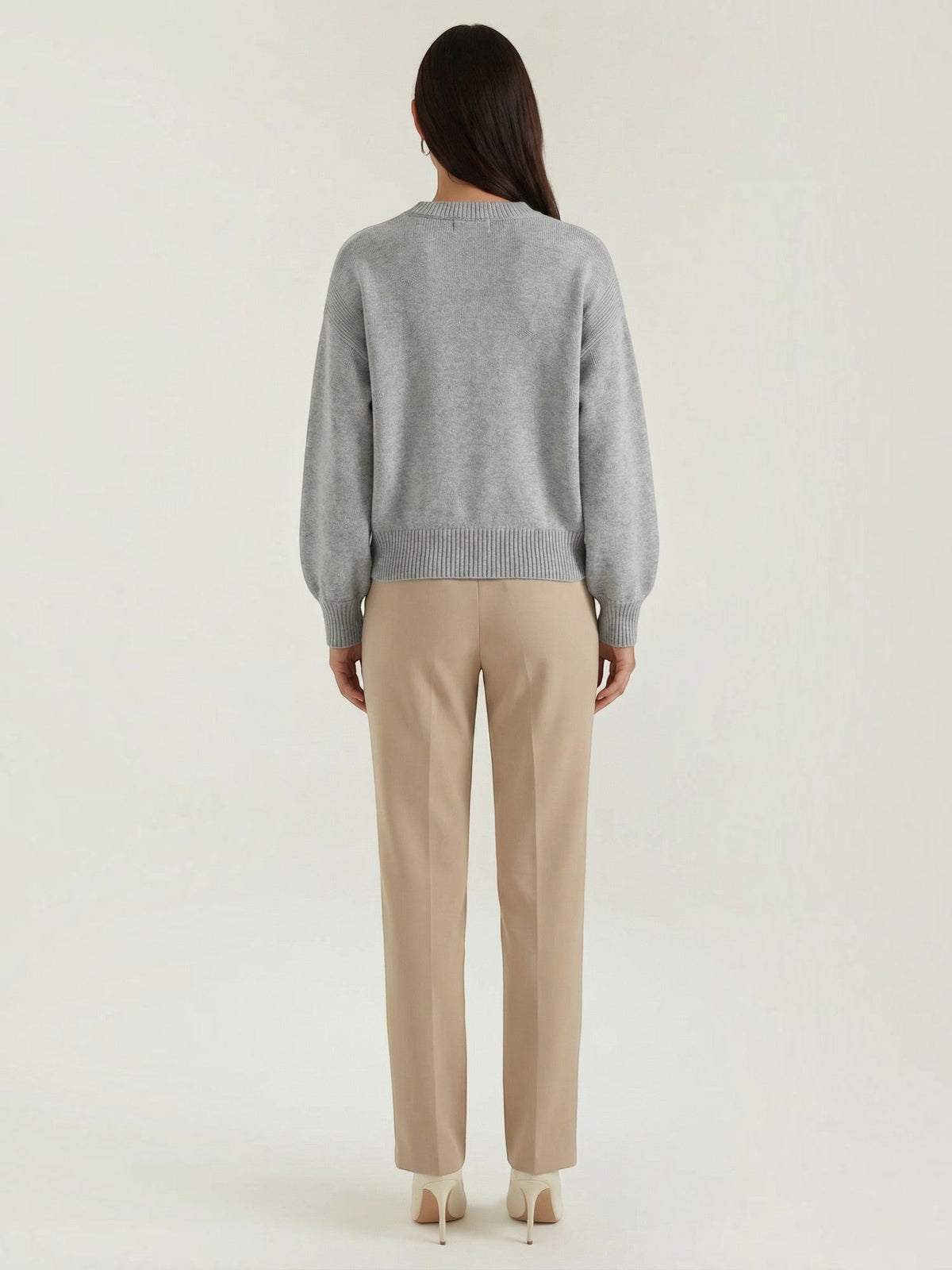 Annie 3D Floral Puff Sleeve Sweater