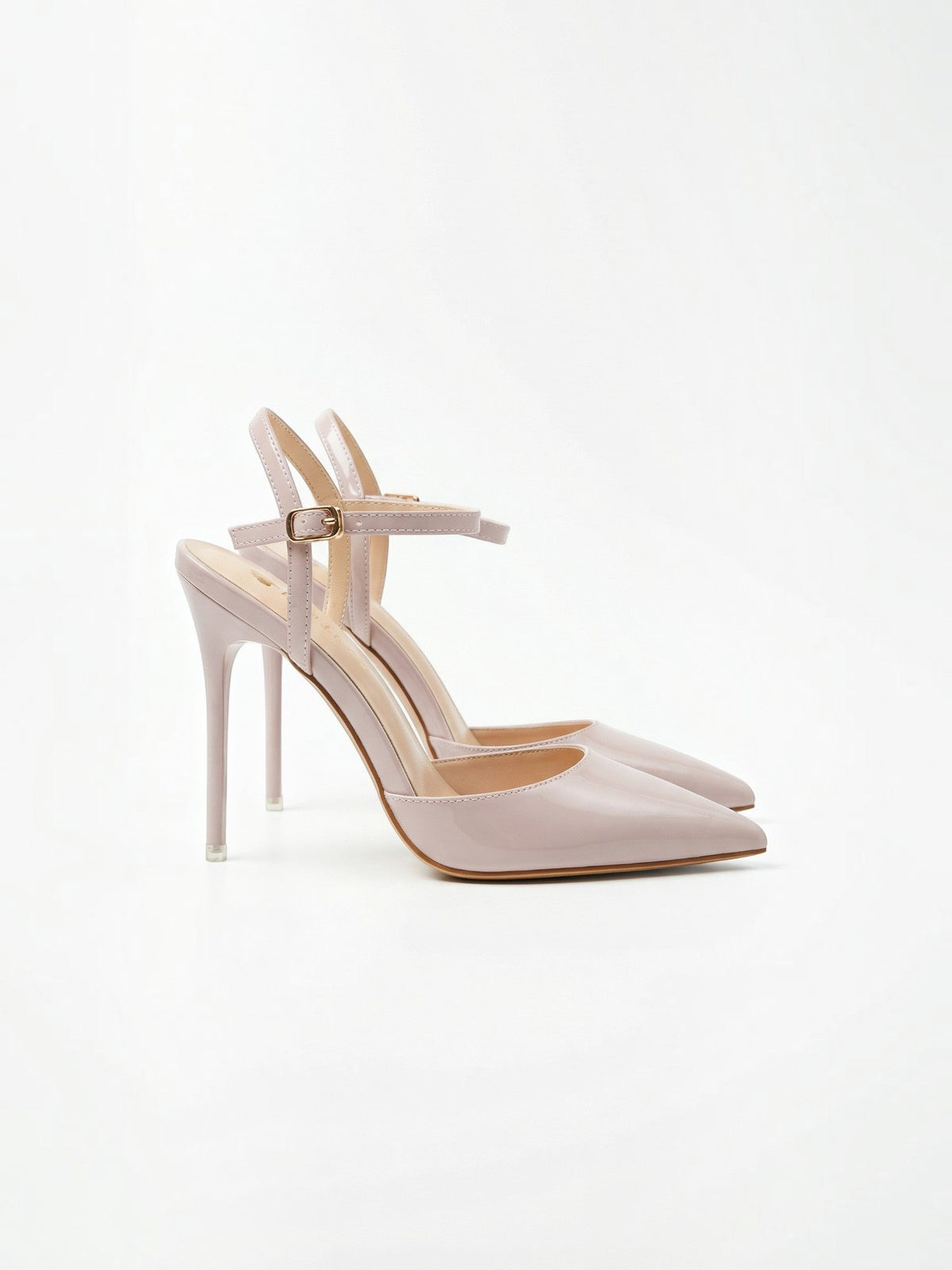 Ashley Pointed Toe Ankle Strap Stiletto Heels