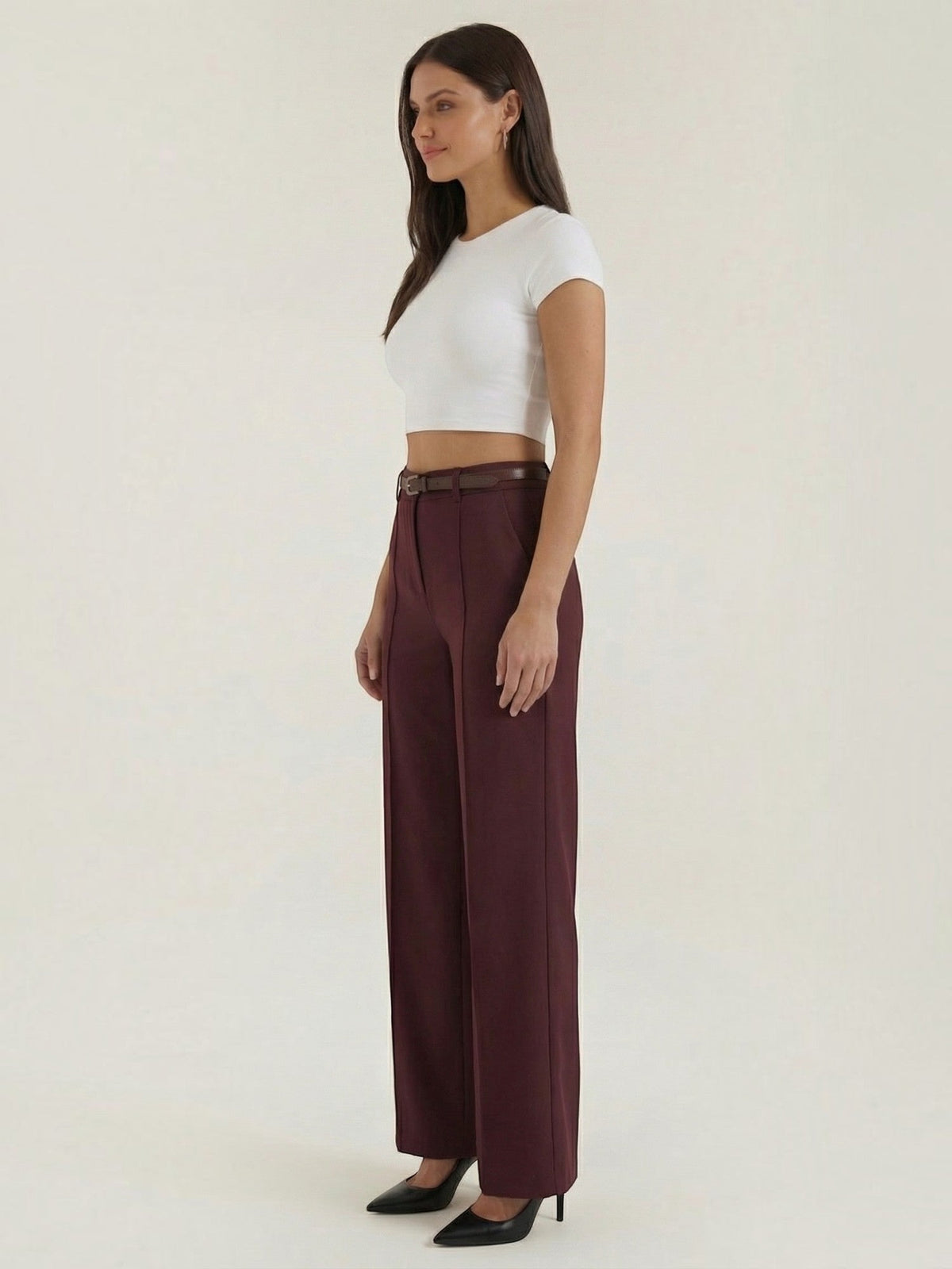 Bertha High Waisted Wide Leg Pants