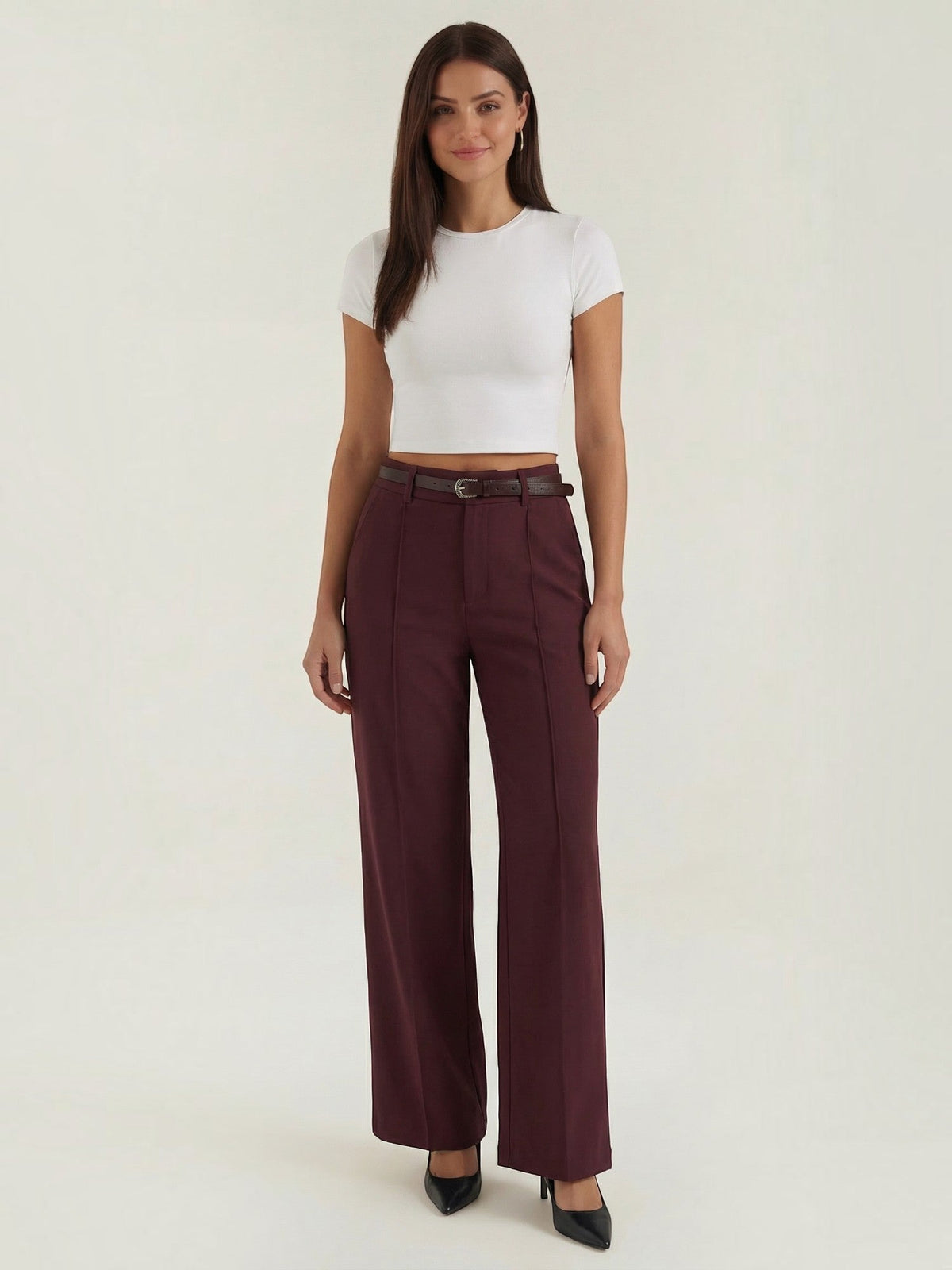 Bertha High Waisted Wide Leg Pants