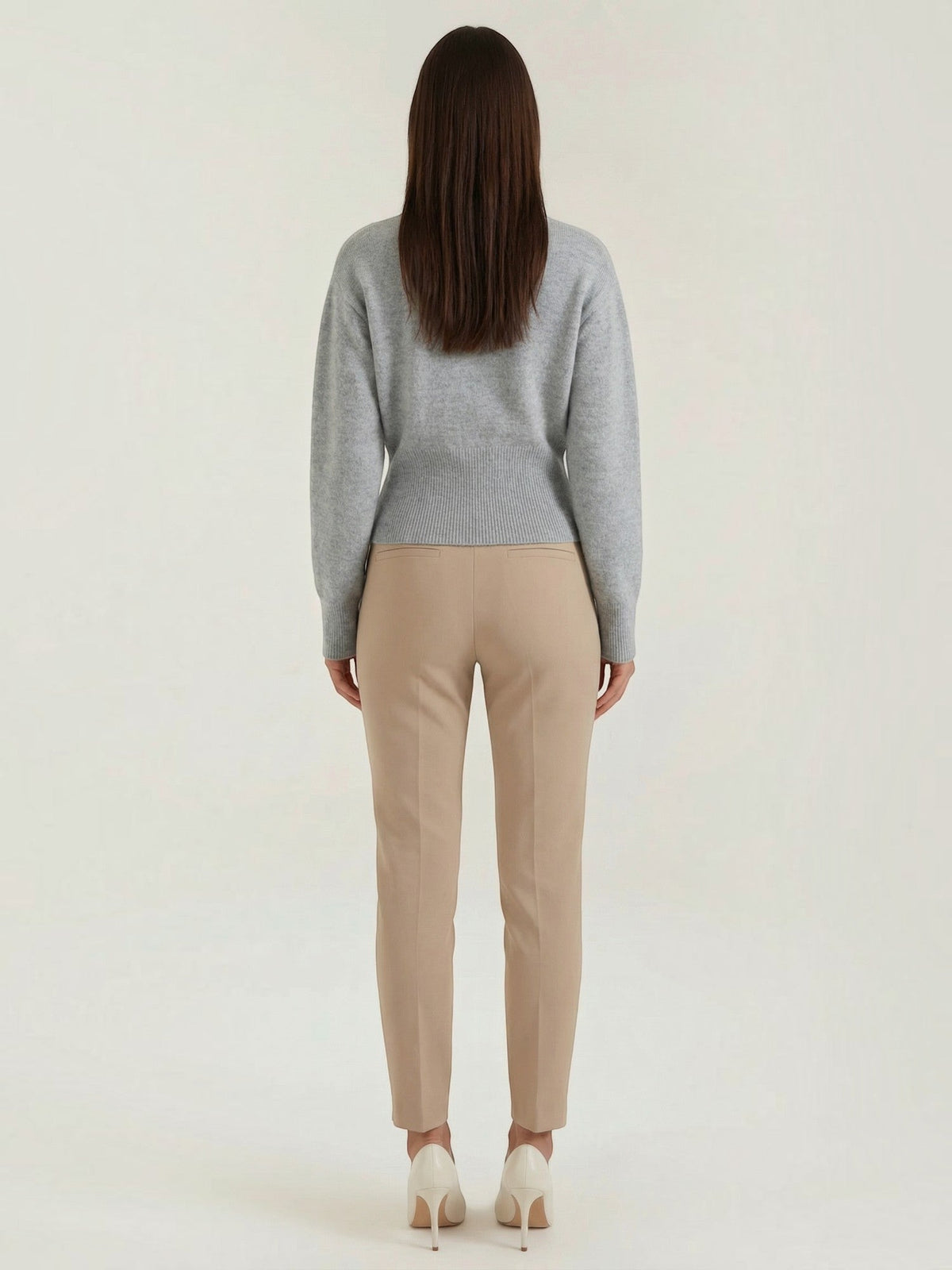 Beverly Fluffy Knit Half Zip Sweater
