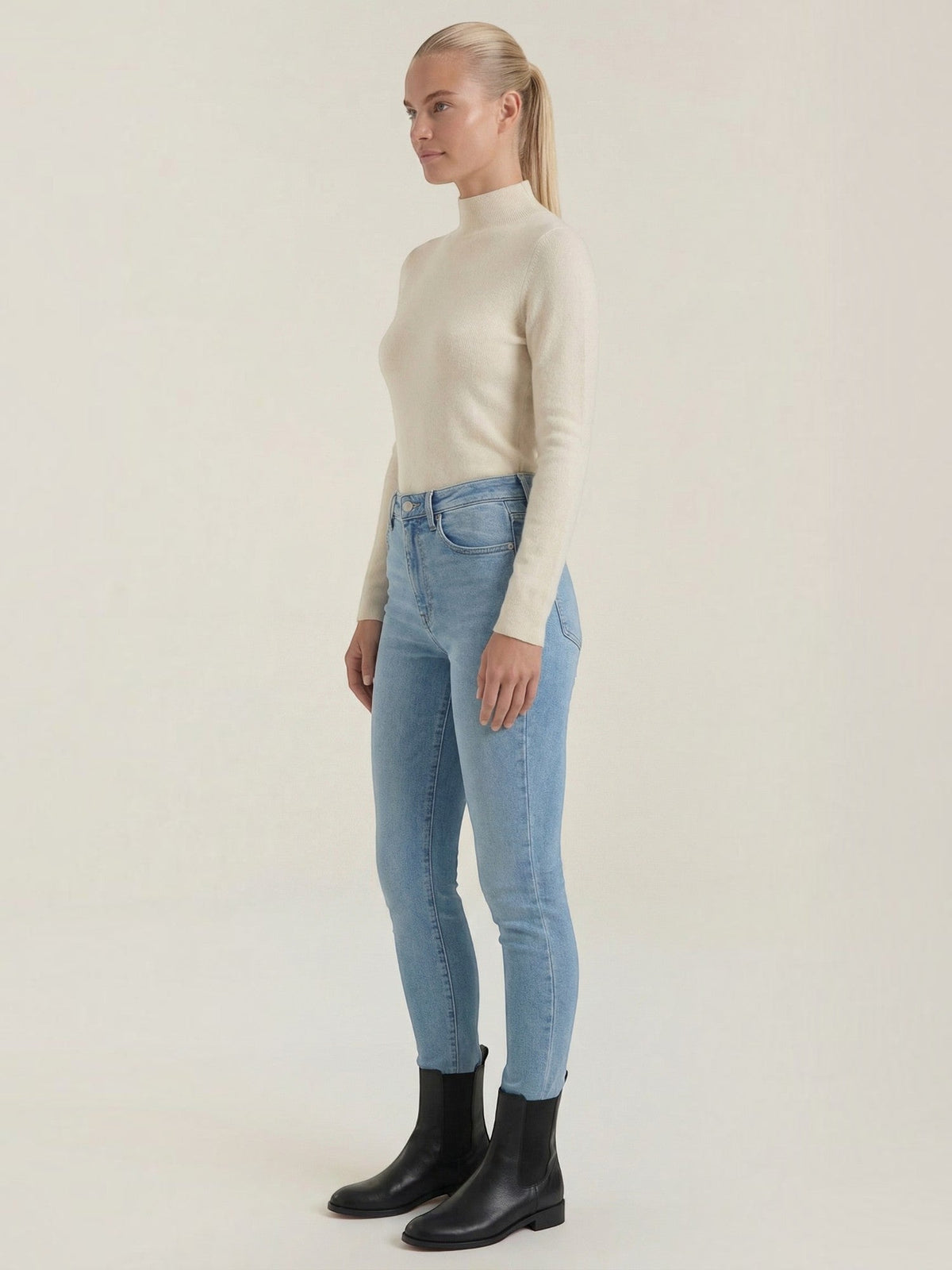 Constance Ribbed Turtleneck Sweater