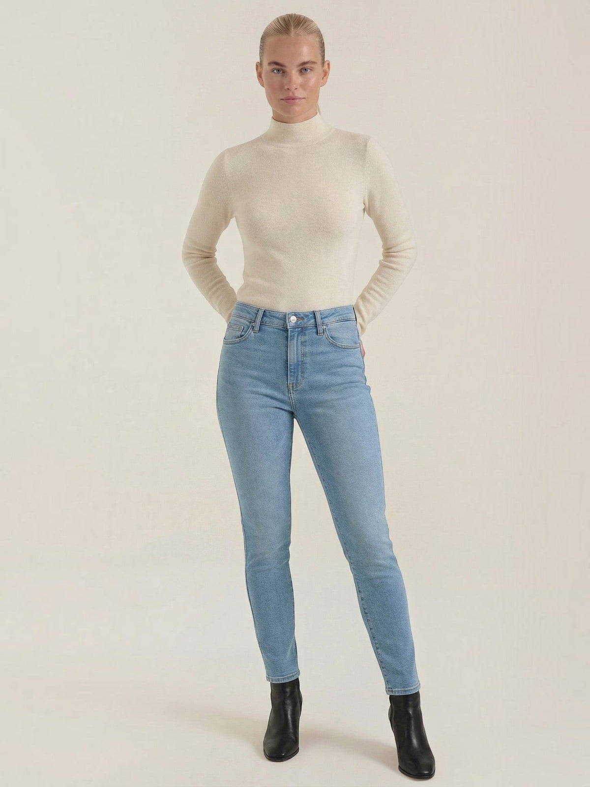 Constance Ribbed Turtleneck Sweater