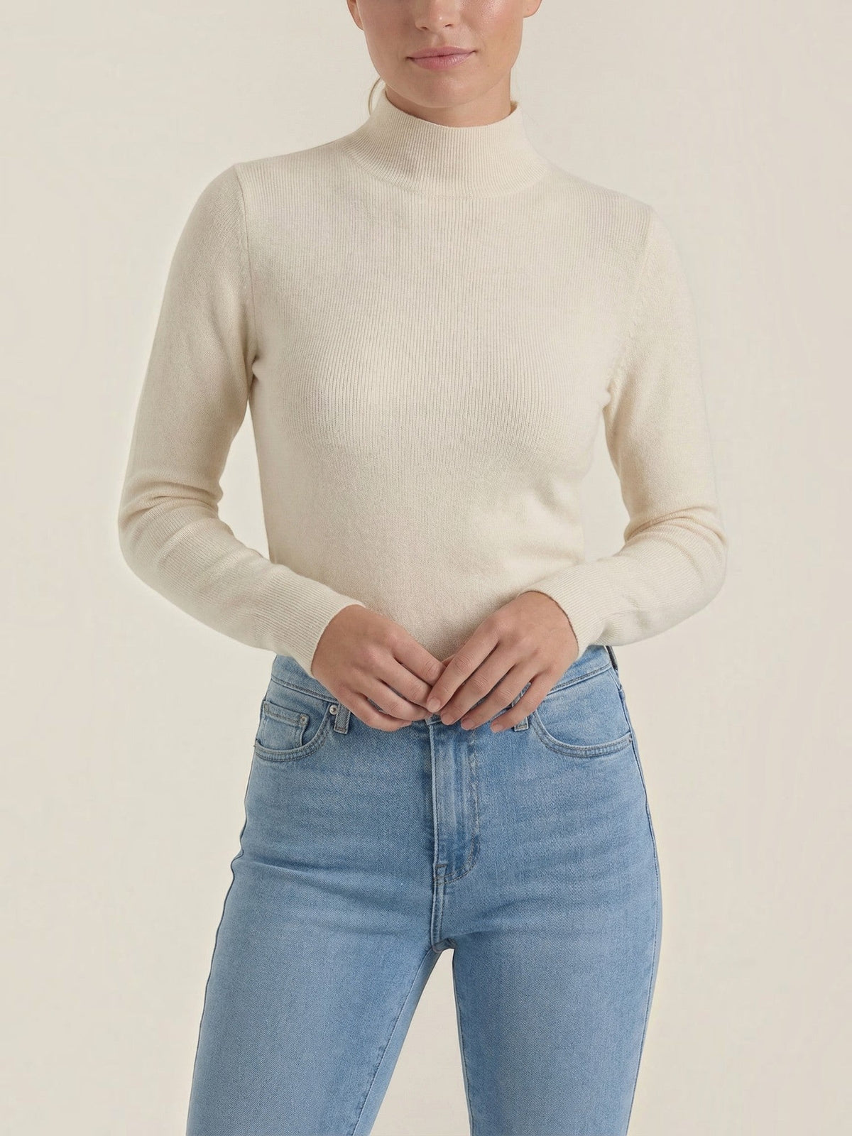 Constance Ribbed Turtleneck Sweater