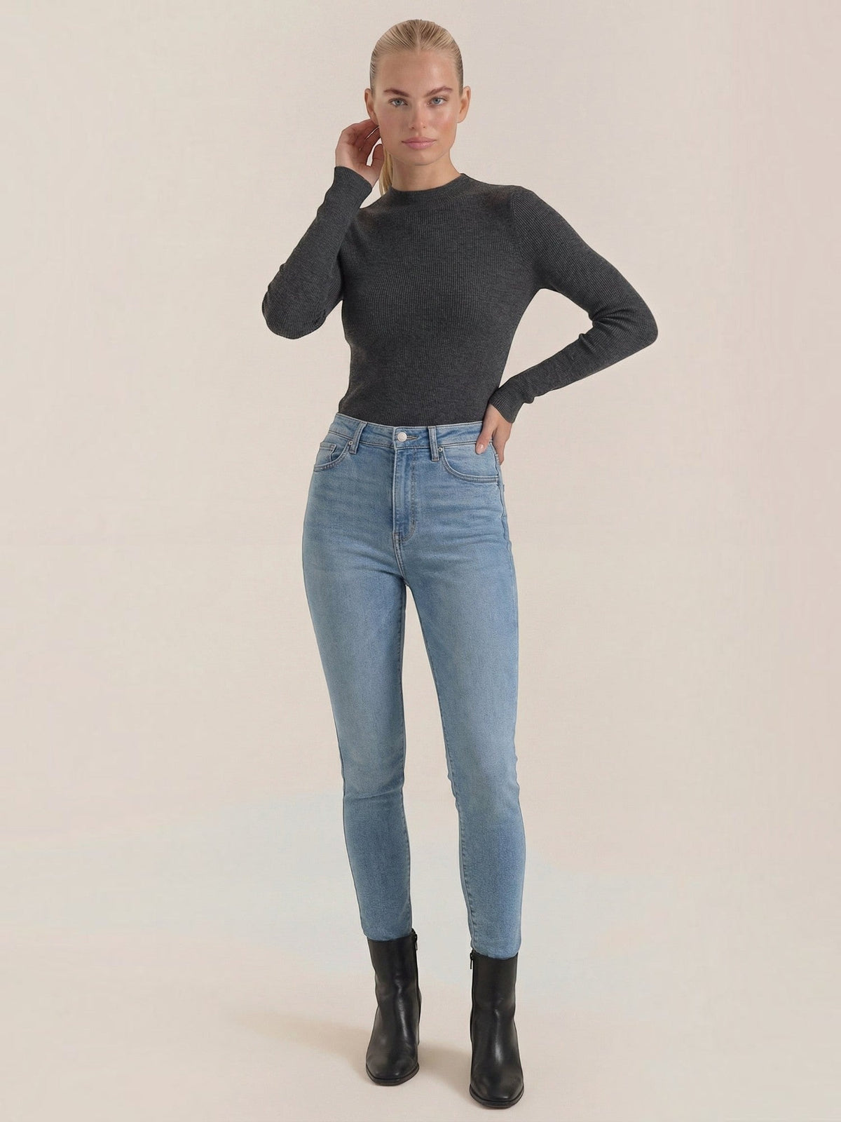 Constance Ribbed Turtleneck Sweater