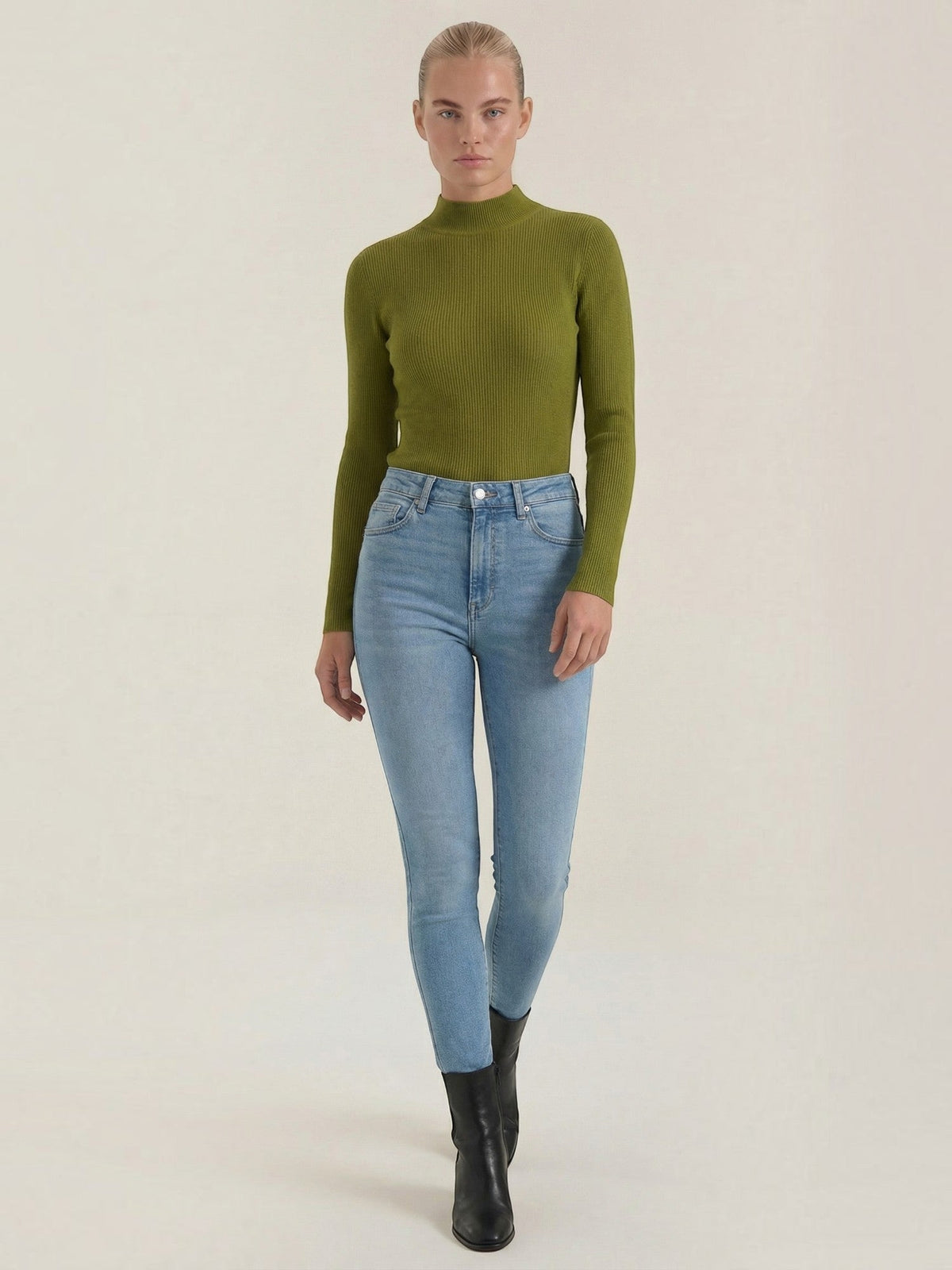 Constance Ribbed Turtleneck Sweater