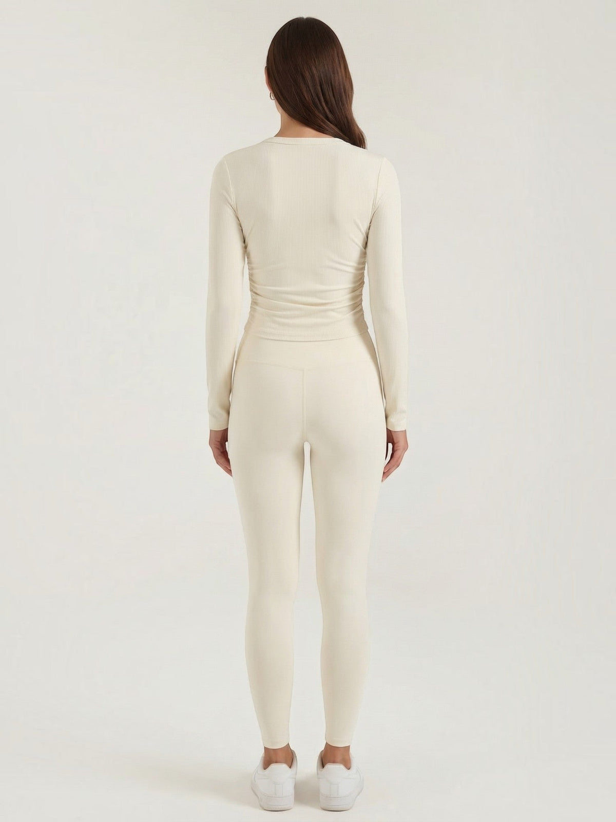 Dawn Ribbed Long Sleeve Crop Top