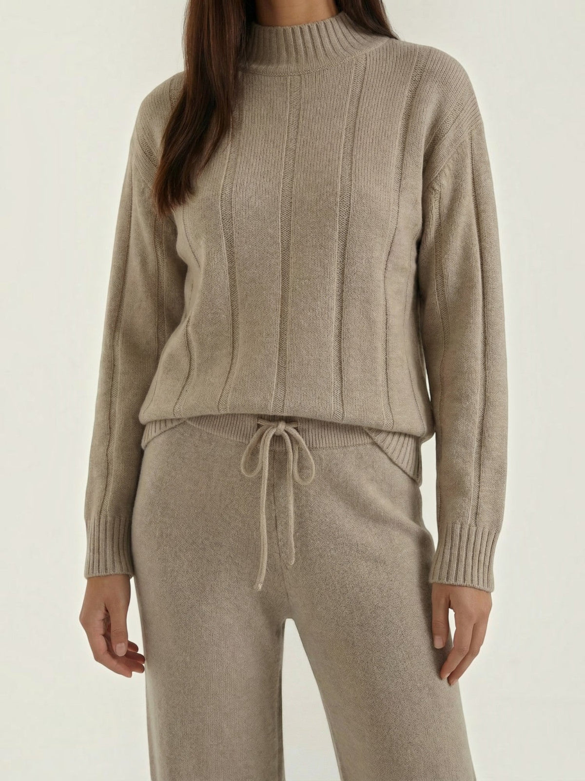 Eleanor Knit Sweater and Wide Leg Pants Set