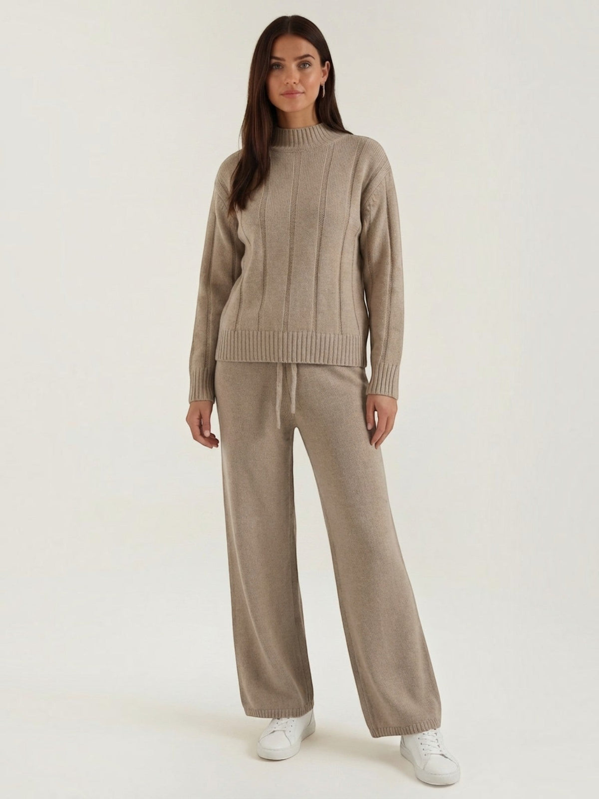 Eleanor Knit Sweater and Wide Leg Pants Set