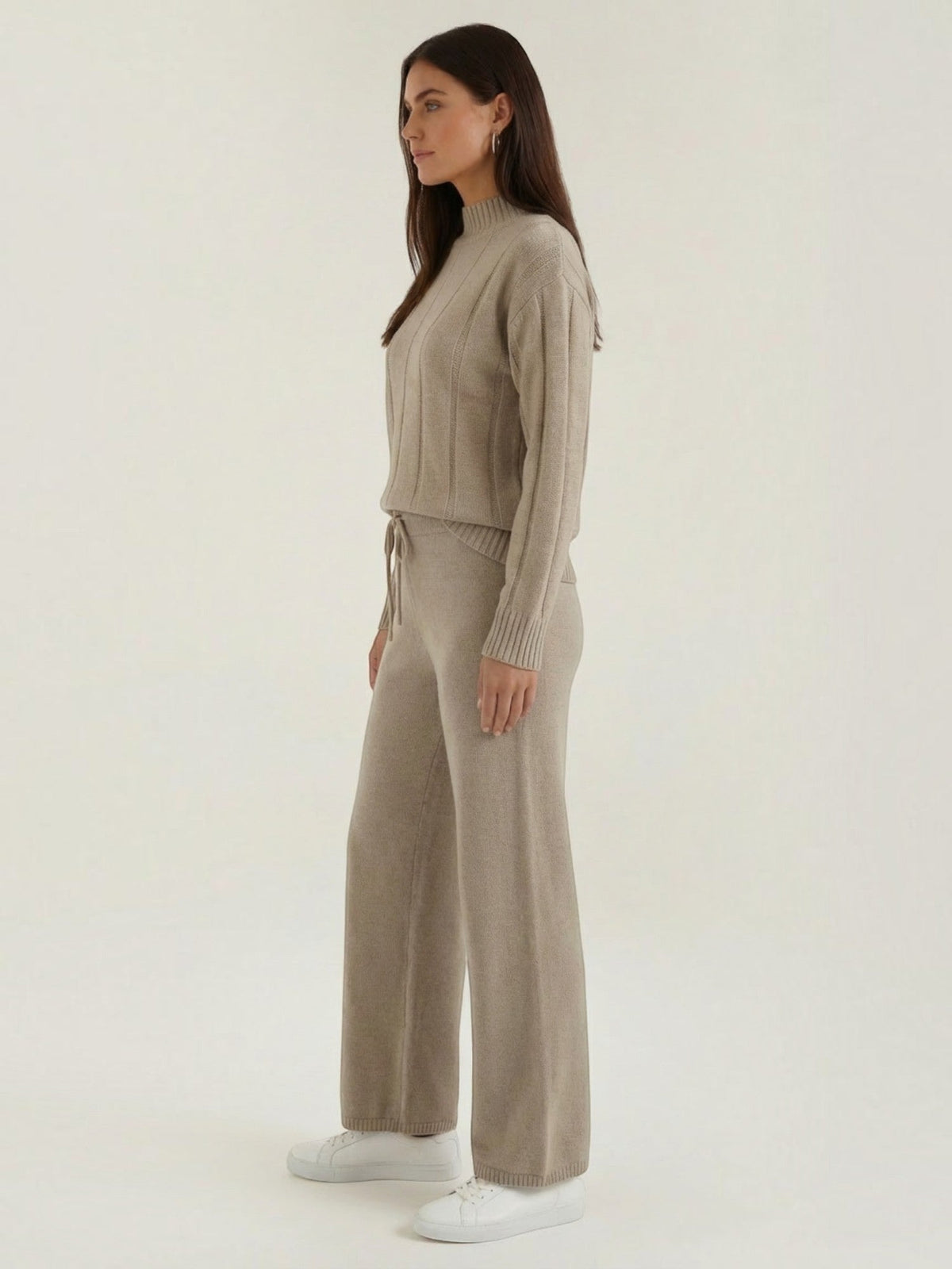 Eleanor Knit Sweater and Wide Leg Pants Set