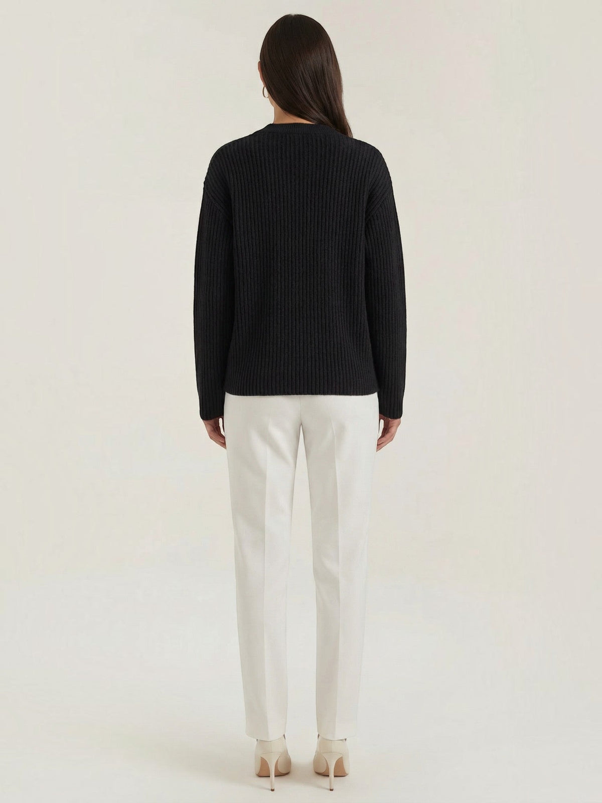 Frances Wide Rib Oversized Cardigan with Pocket