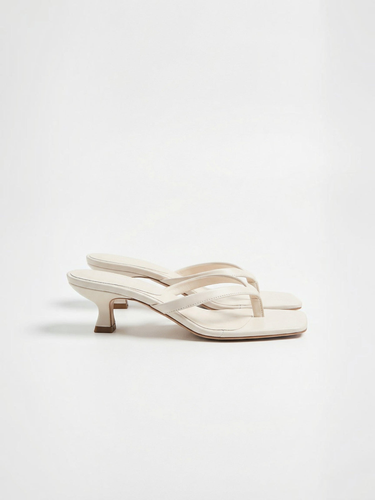 Jessica Square Toe Kitten Heel Sandals
