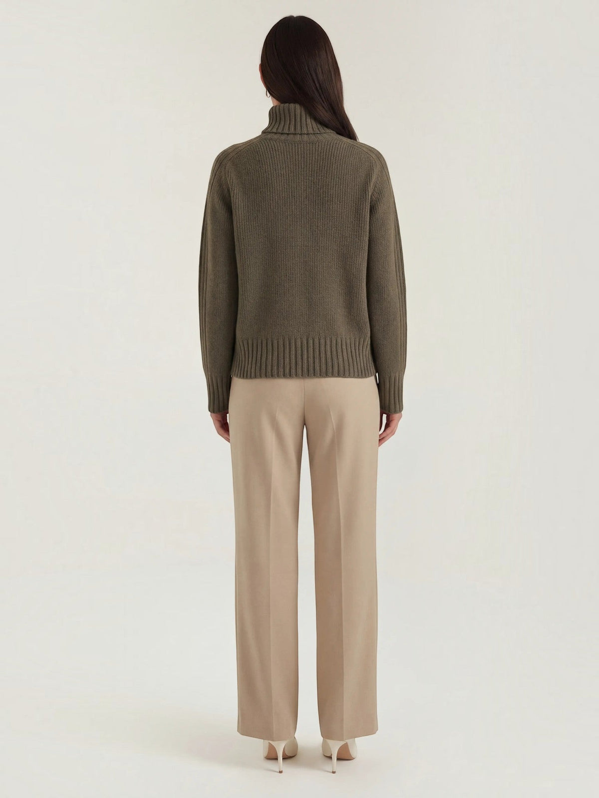 Lois Ribbed Oversized Turtleneck Sweater