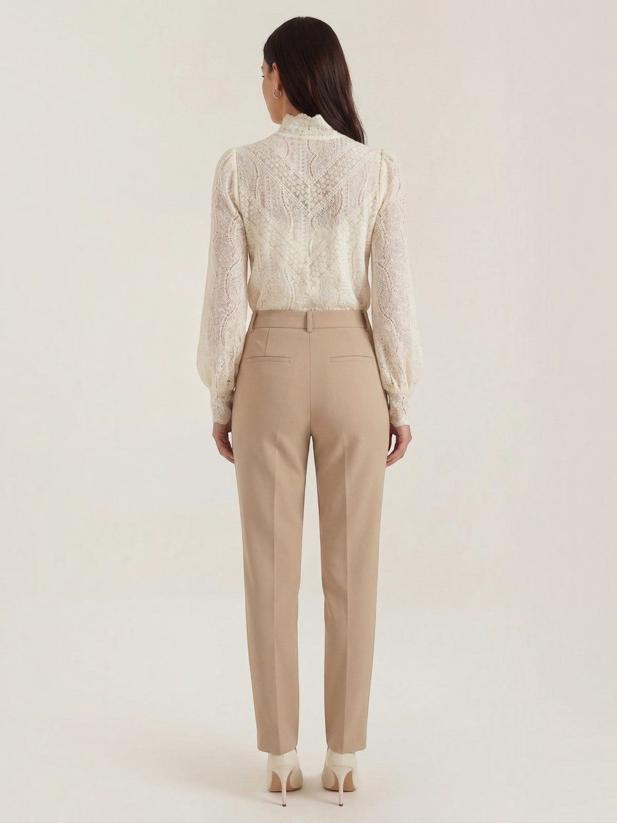 Loretta Lace Puff Sleeve Blouse
