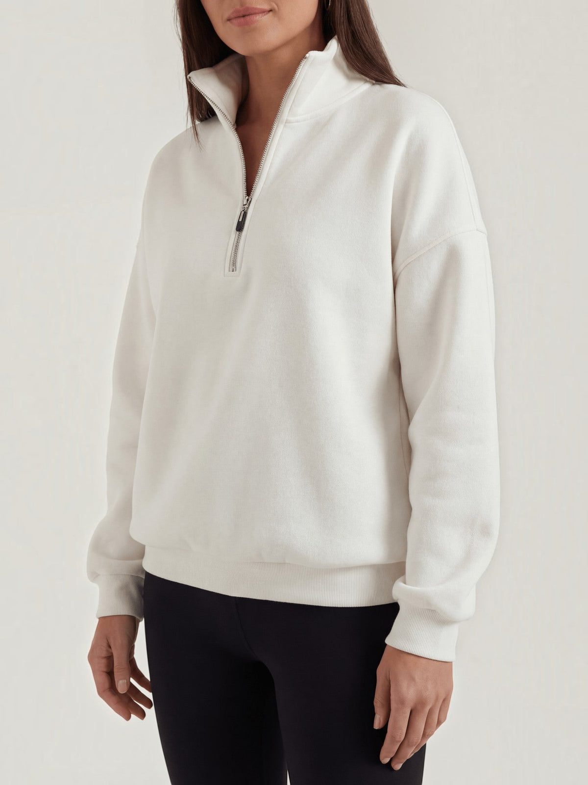 Lori Oversized Quarter Zip Sweatshirt