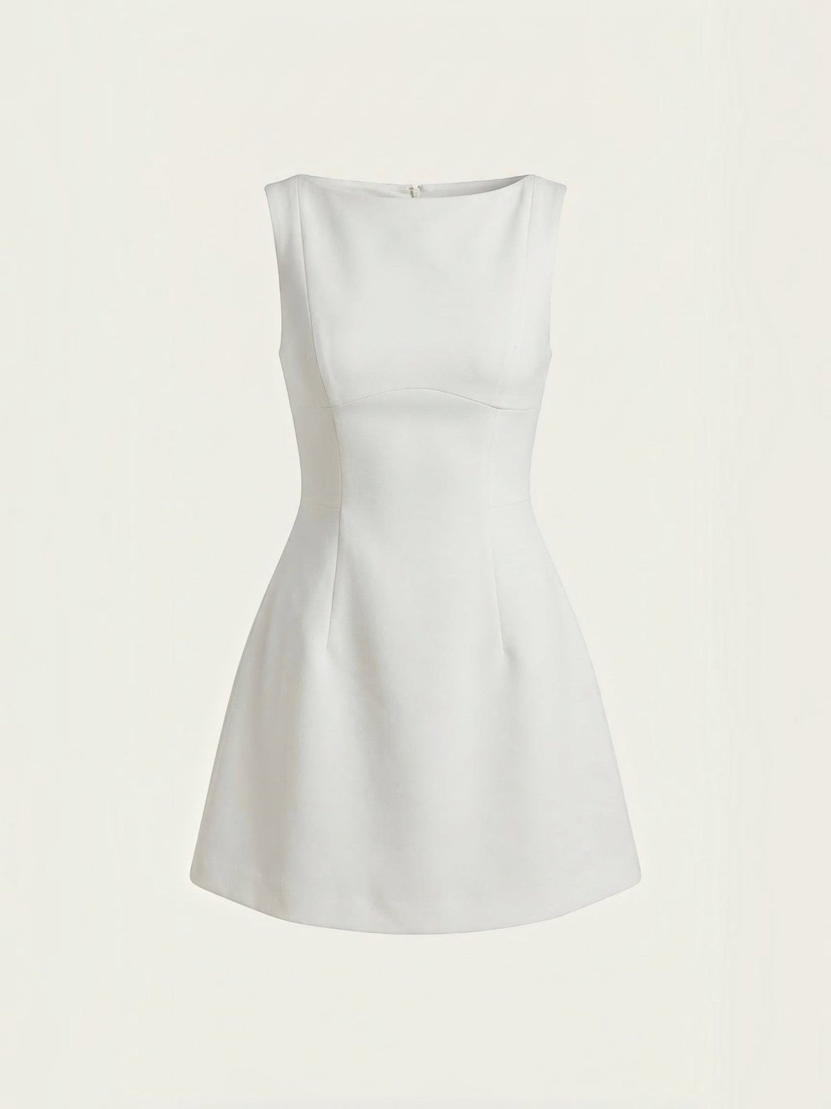Helga Square Neck A Line Mini Dress