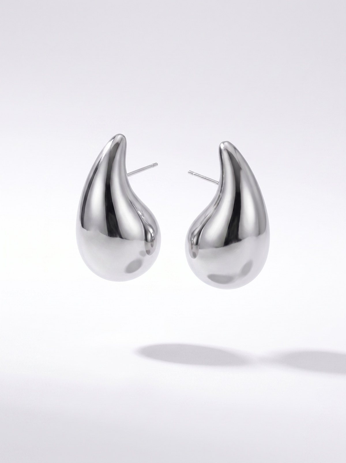 Ivana Polished Copper Drop Earrings