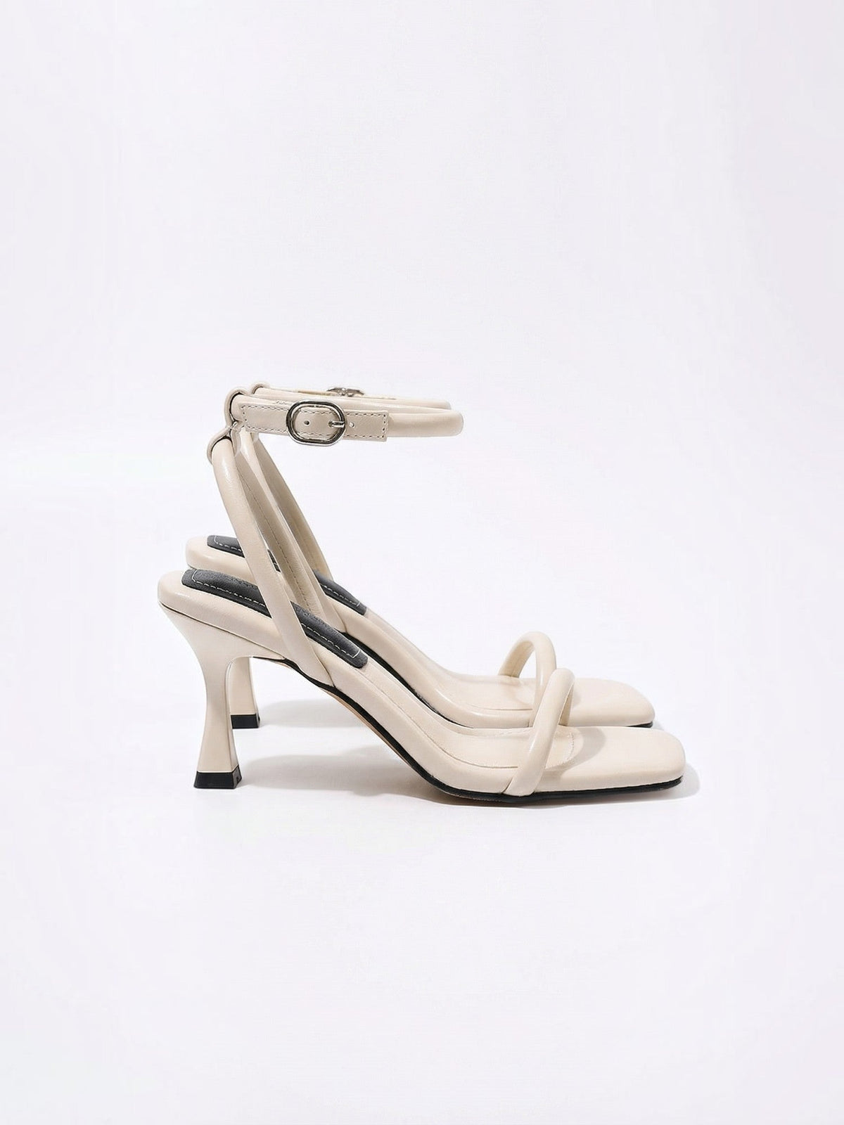 Lisa Ankle Strap Kitten Heel Sandals